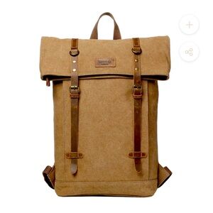 NEW Troup London Heritage Canvas backpack